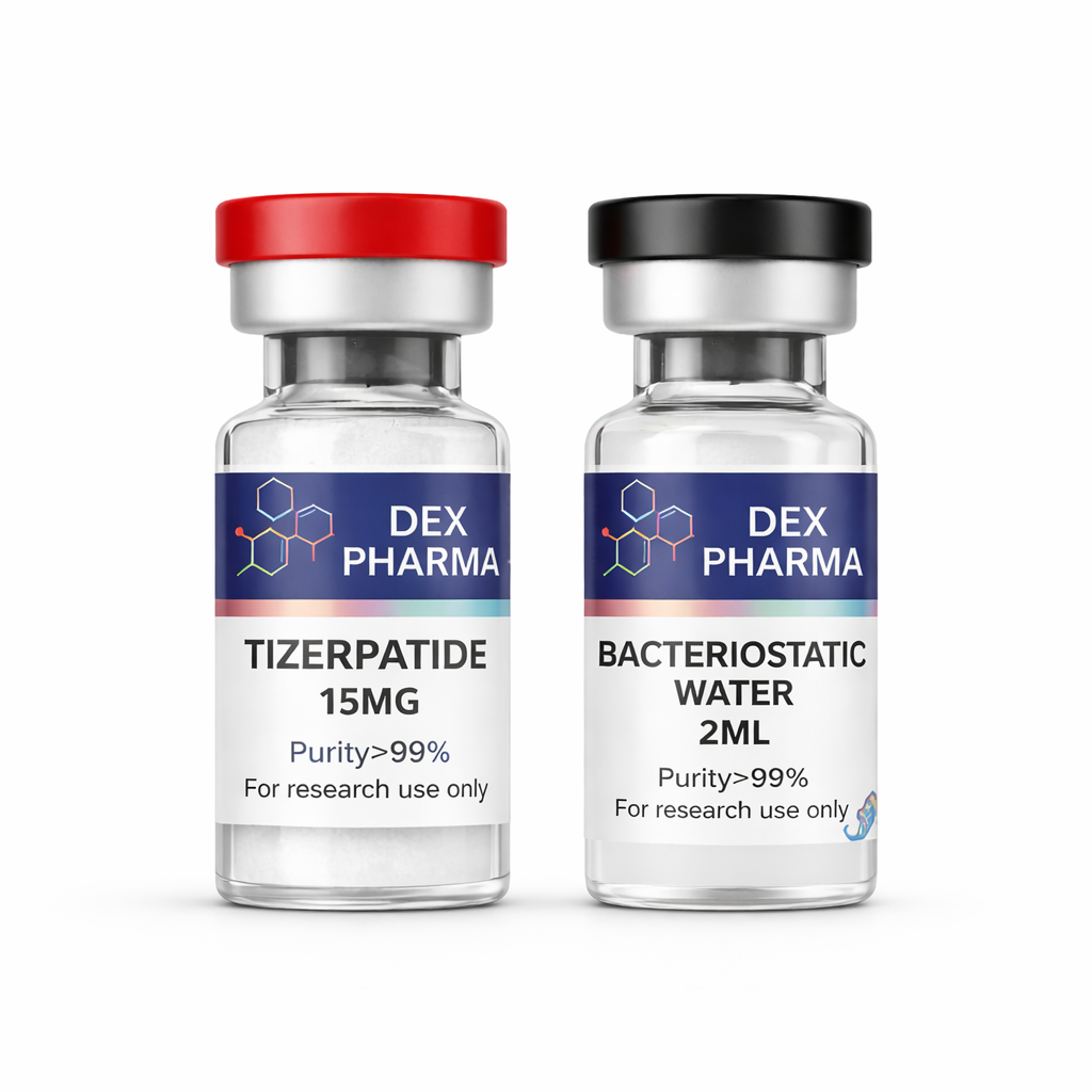 TIZERPATIDE 15MG - 4 FRASCOS + DILUENTE