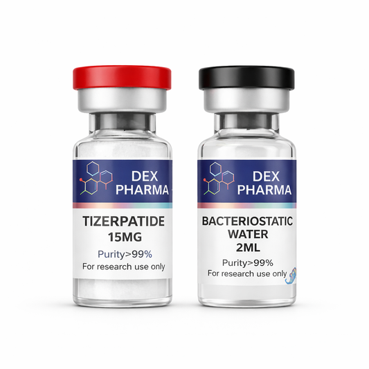 TIZERPATIDE 15MG  - 4 FRASCOS + DILUENTE