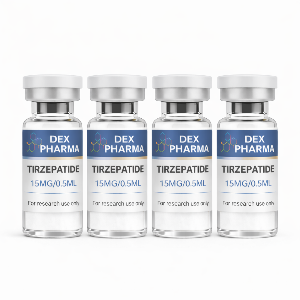 TIZERPATIDE 0,5ML/15MG  - 4 FRASCOS